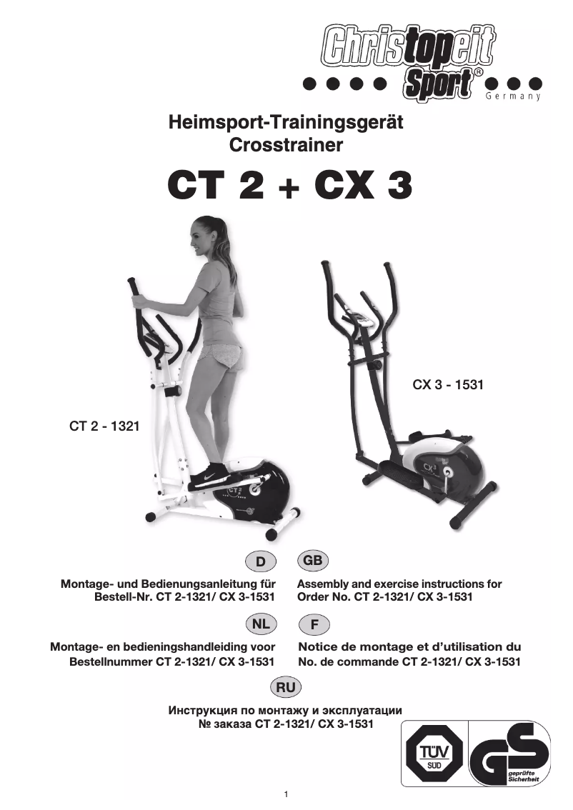Image de la première page du manuel de l'appareil CX 3