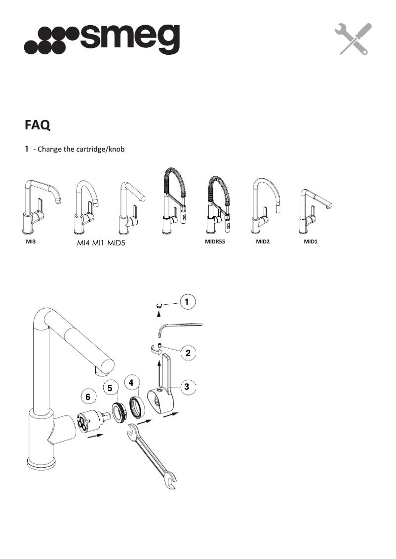 First page image of the manual for MID2CR