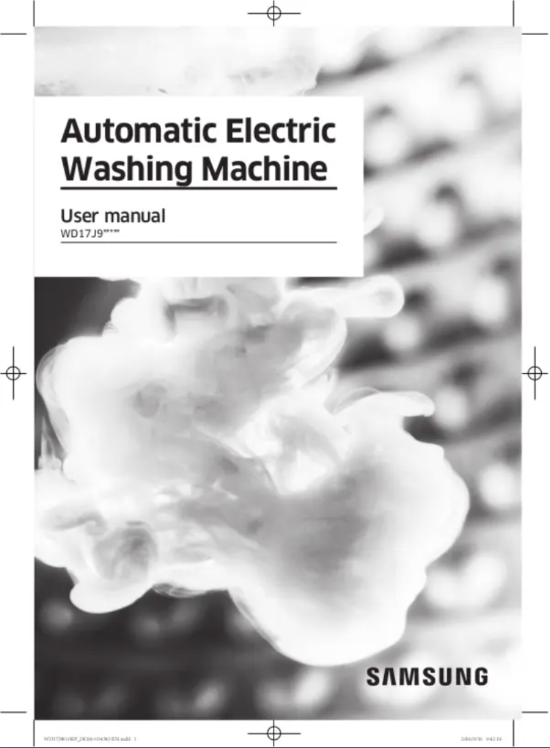First page image of the manual for WD17J9810KP