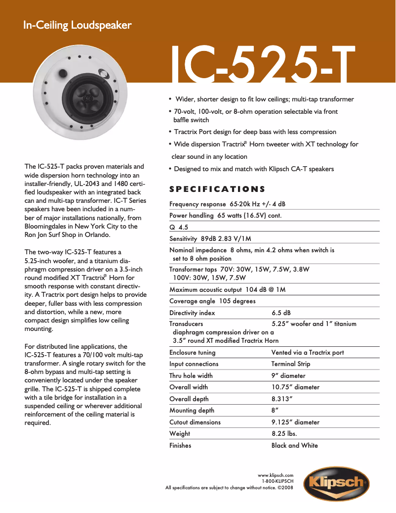 First page image of the manual for IC-525-T