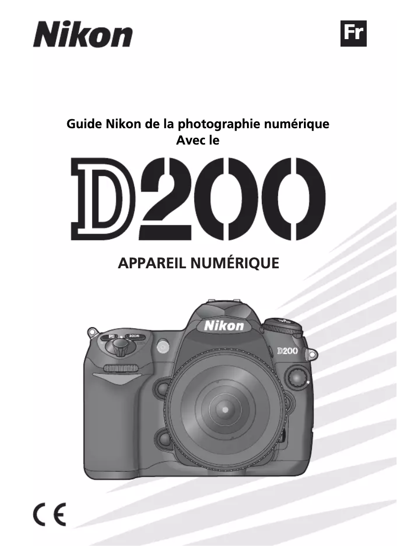 First page image of the manual for D200