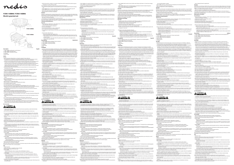 First page image of the manual for FCRA110EBK6