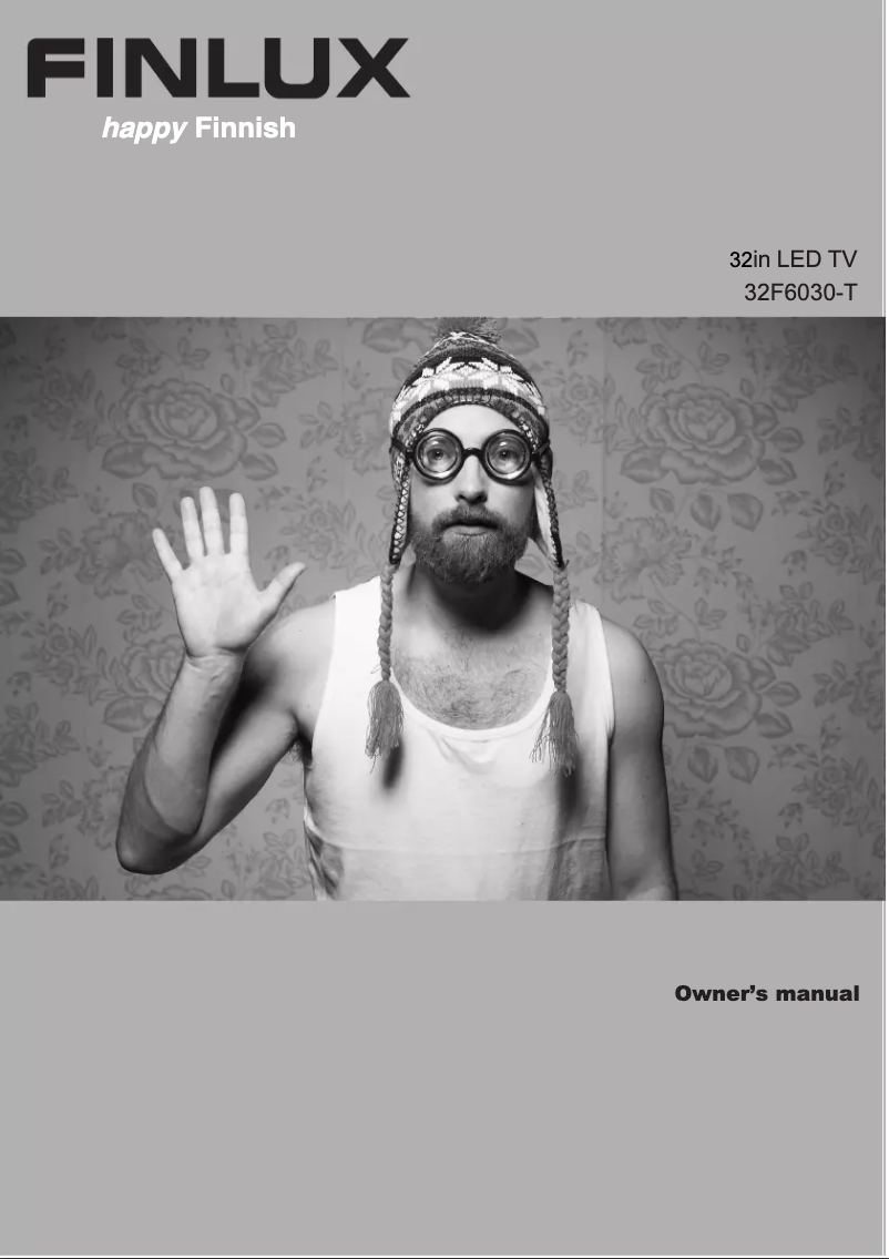 Page 1 of the manual User Manual Finlux 32F6030-T-IB