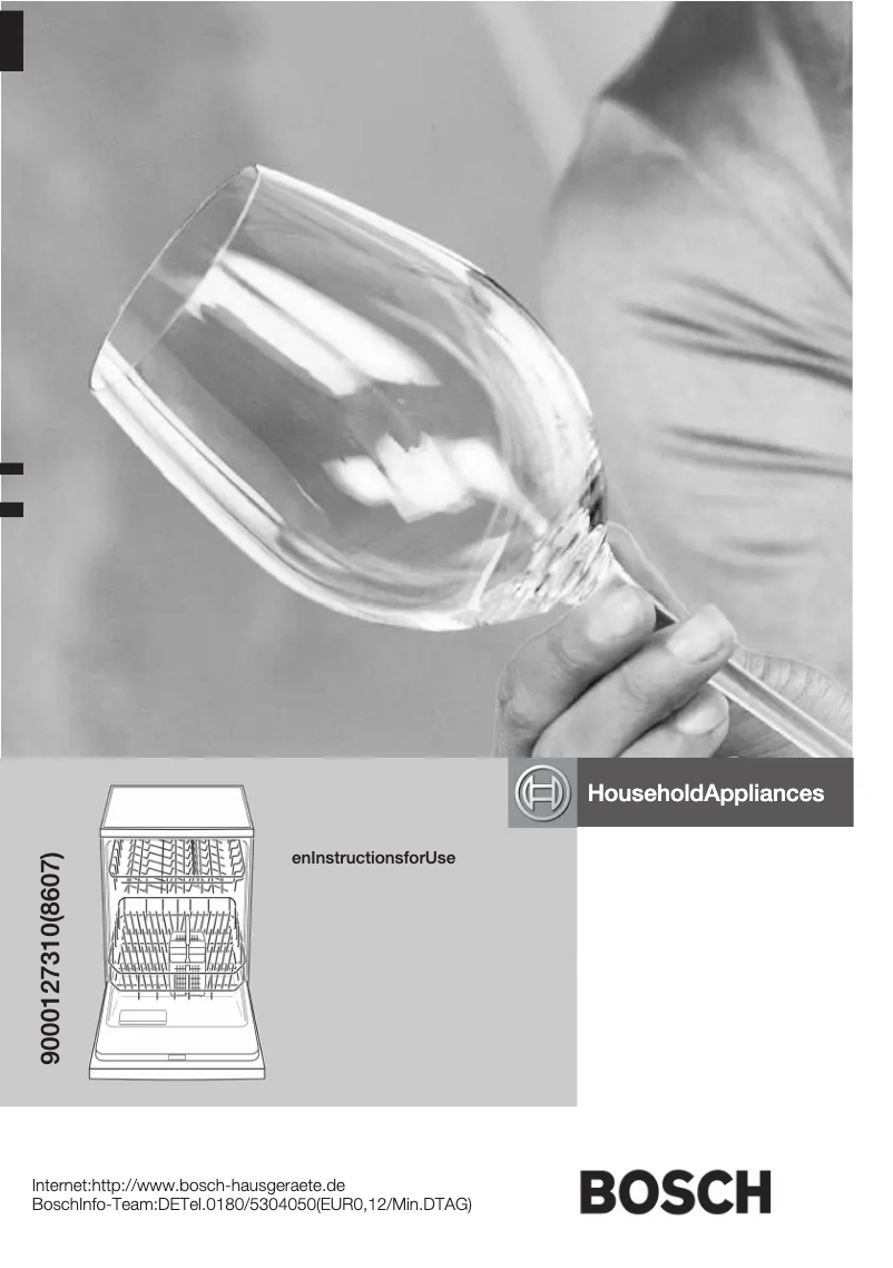 Page 1 of the manual User Manual Bosch SGV43E63EU