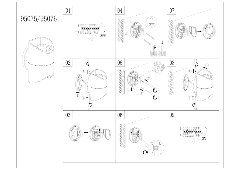 Page 1 of the manual User Manual Eglo Abrantes