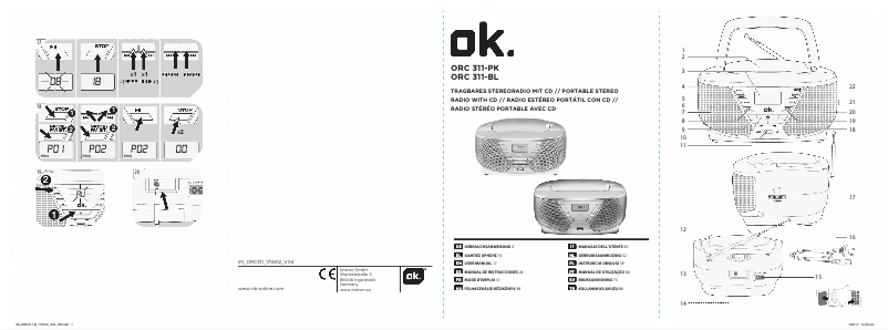 Image de la première page du manuel de l'appareil ORC 311-BL