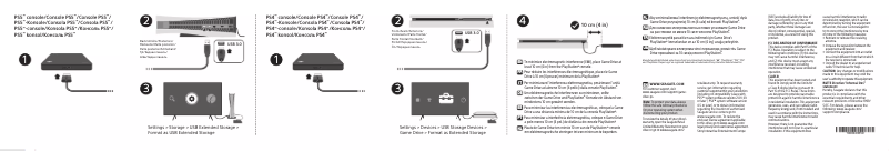 First page image of the manual for Game Drive STGD2000200