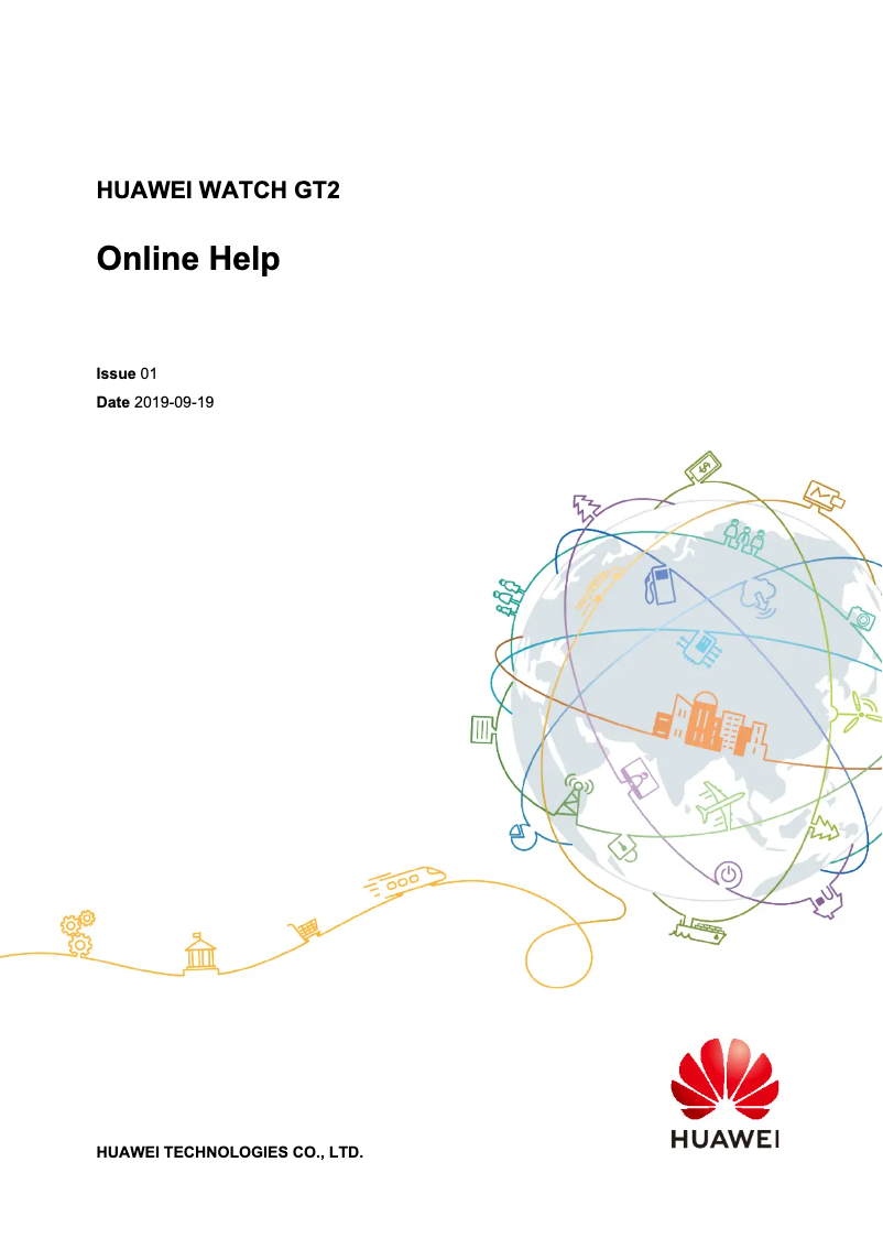 Page 1 de la notice Manuel utilisateur Huawei Watch GT 2 Elite