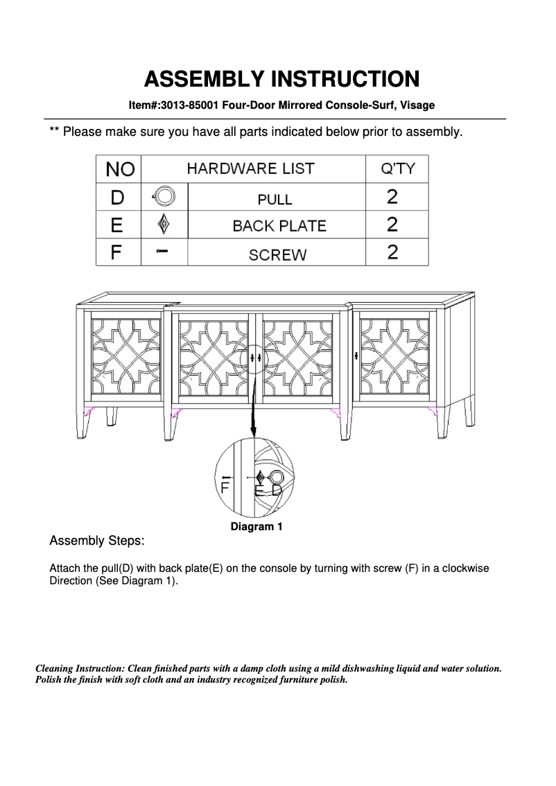 Image de la première page du manuel de l'appareil 3013-85001
