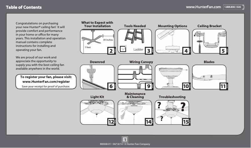 Page 1 of the manual User Manual Hunter Waldon