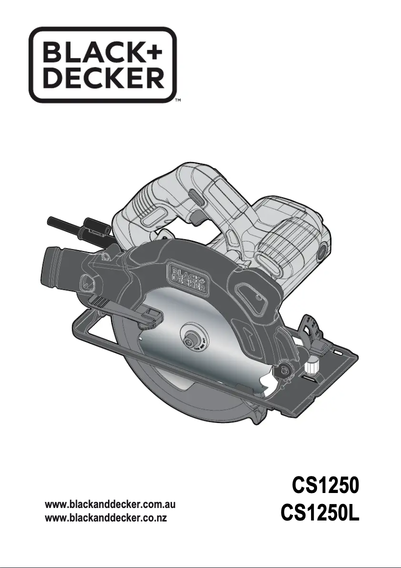 First page image of the manual for CS1250K