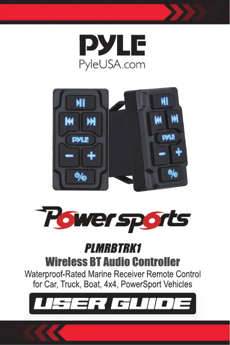 First page image of the manual for PLMRBTRK1