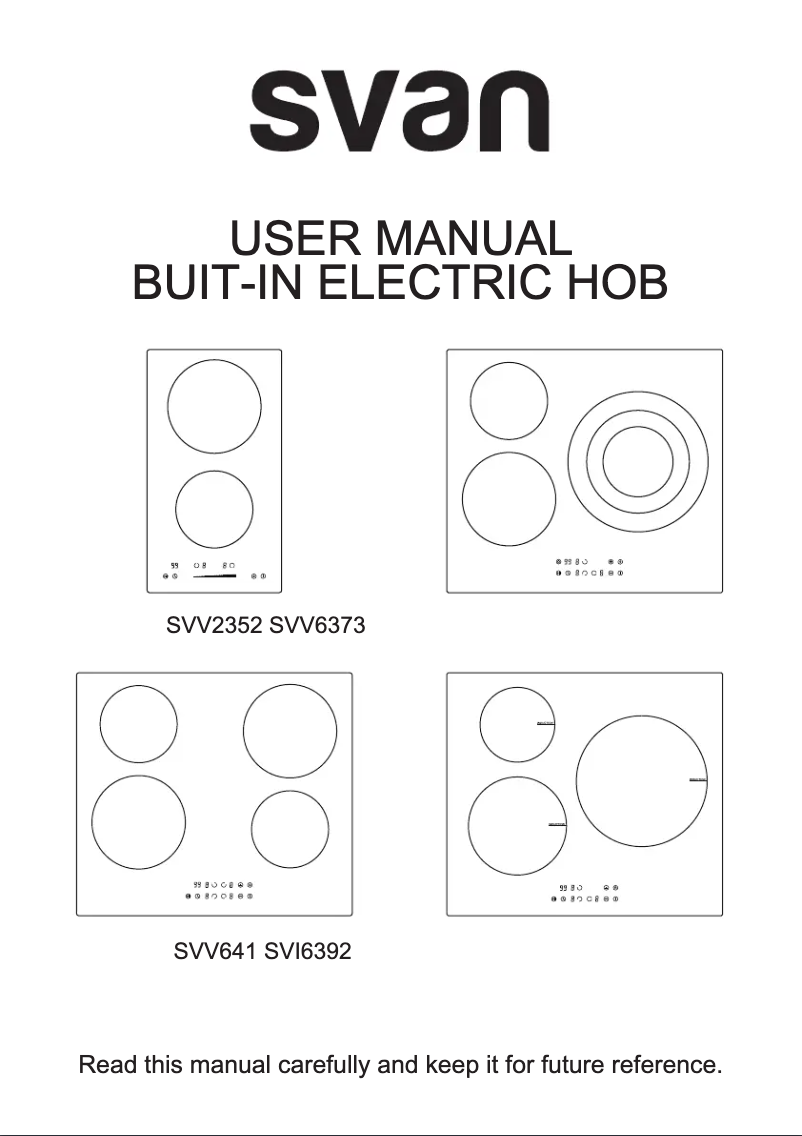 Page 1 of the manual User Manual SVAN SVV2352