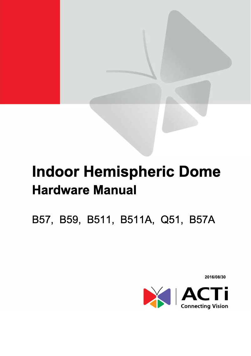 First page image of the manual for Q51