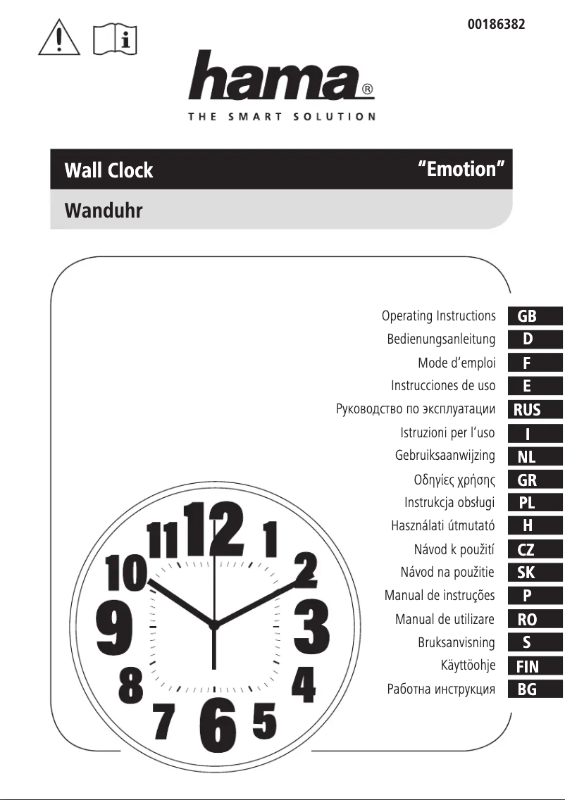 Page 1 de la notice Manuel utilisateur Hama Emotion