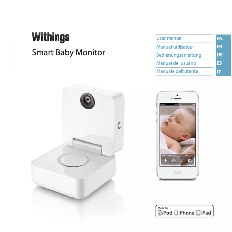 First page image of the manual for iPhone / iPad Smart Baby Monitor