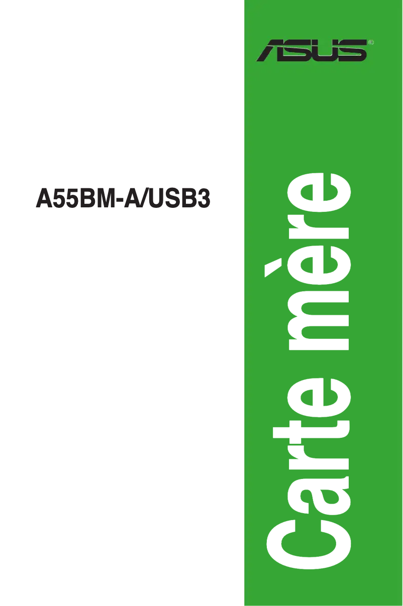 First page image of the manual for A55BM-A/USB3