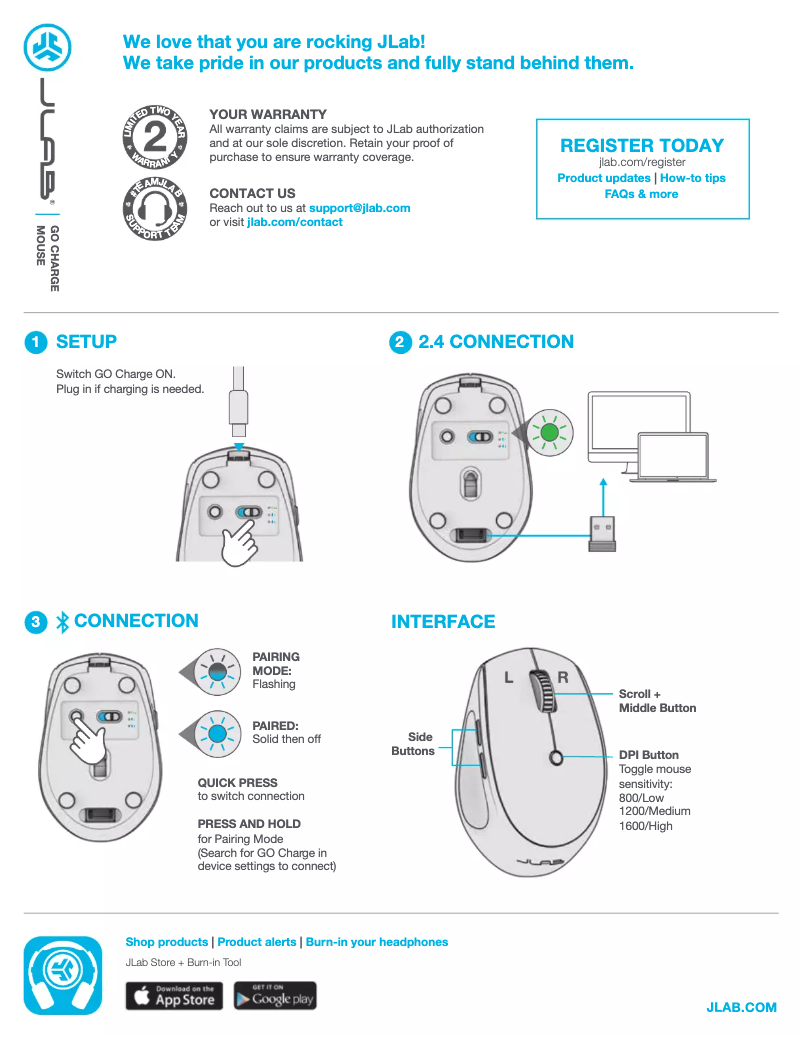 First page image of the manual for Go Charge