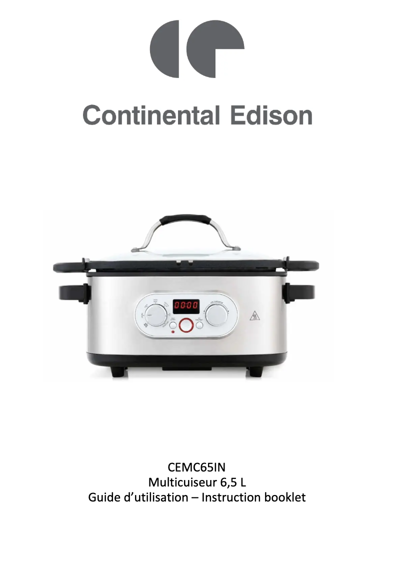 First page image of the manual for CEMC65IN