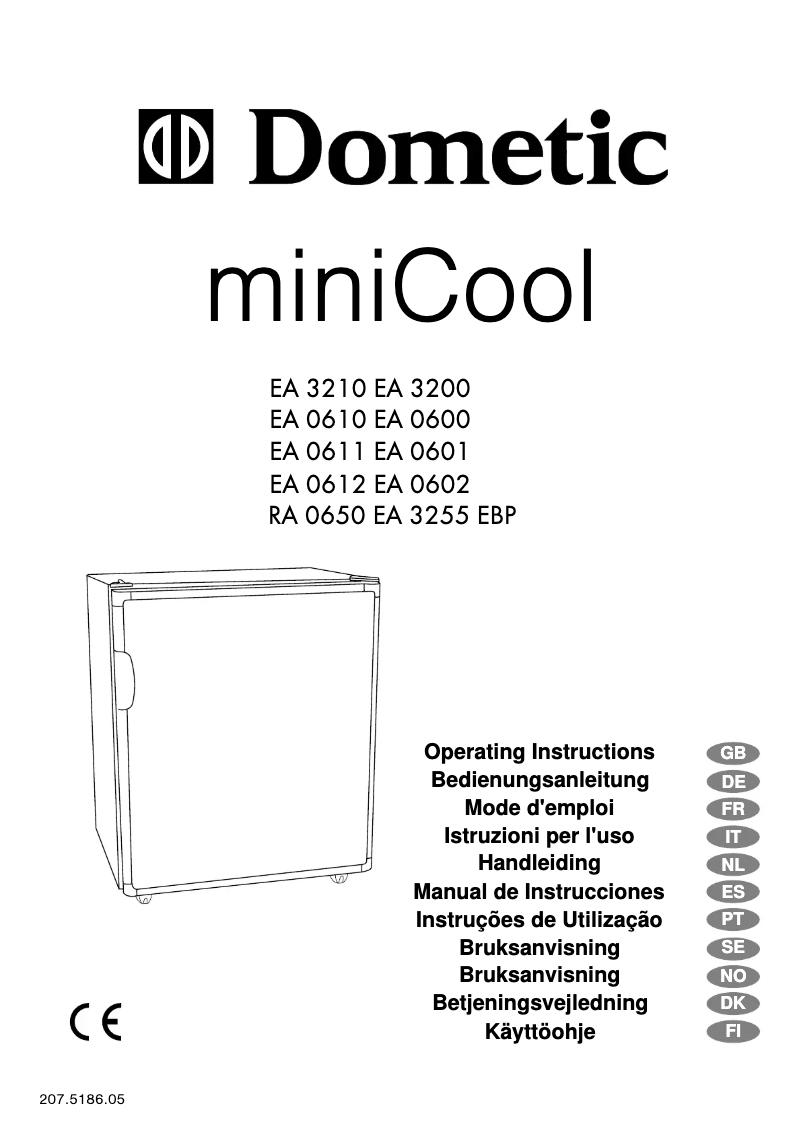 First page image of the manual for EA 0610