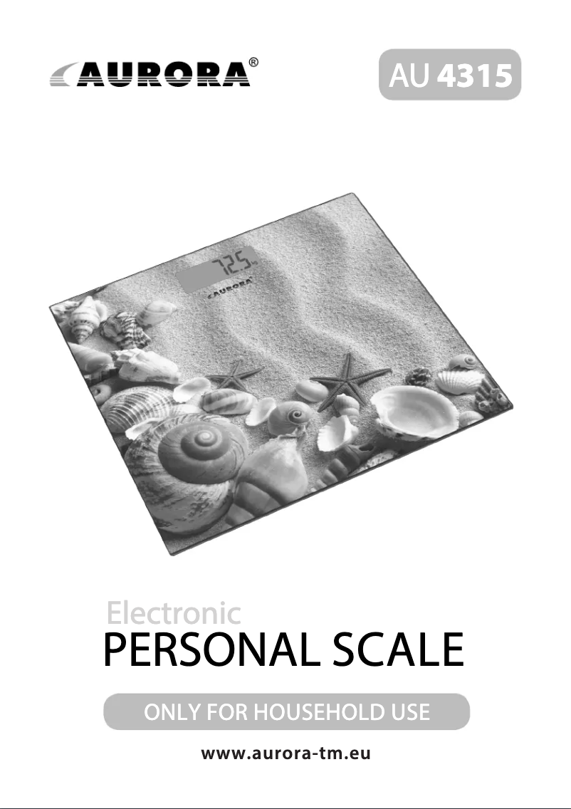 First page image of the manual for AU4315