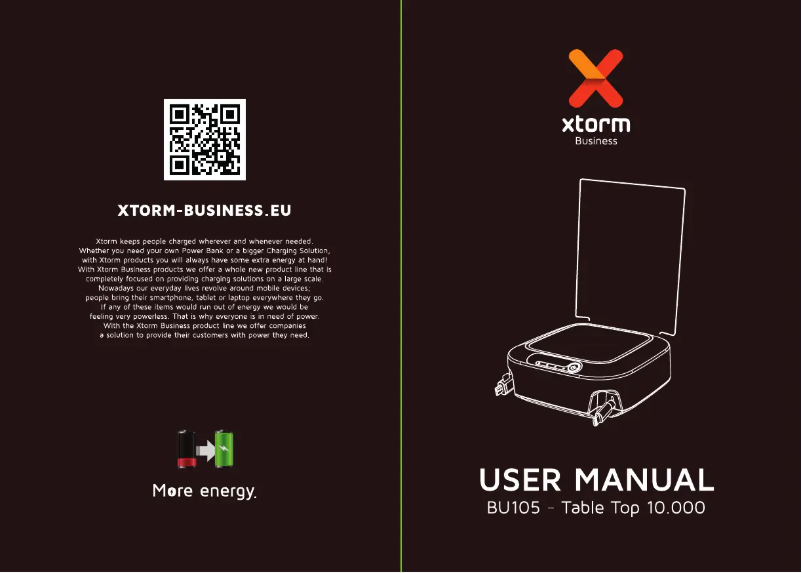 First page image of the manual for BU105