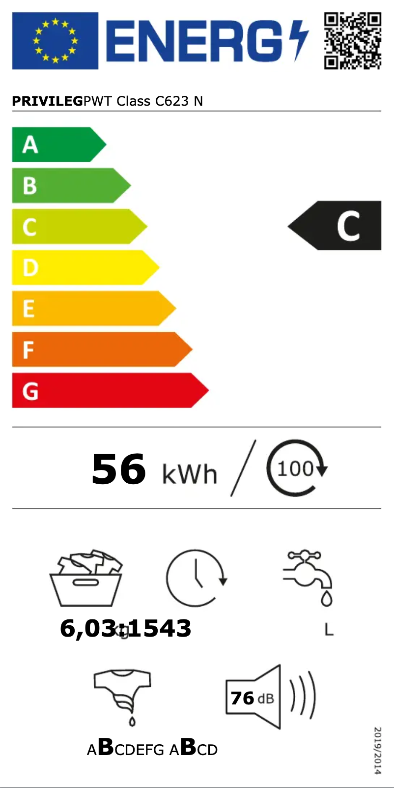 First page image of the manual for PWT CLASS C623 N