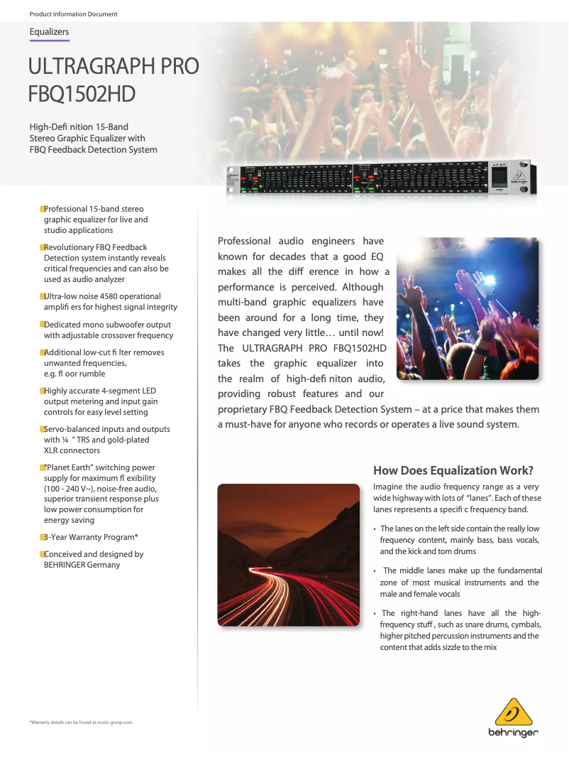 Image de la première page du manuel de l'appareil Ultragraph Pro FBQ1502HD