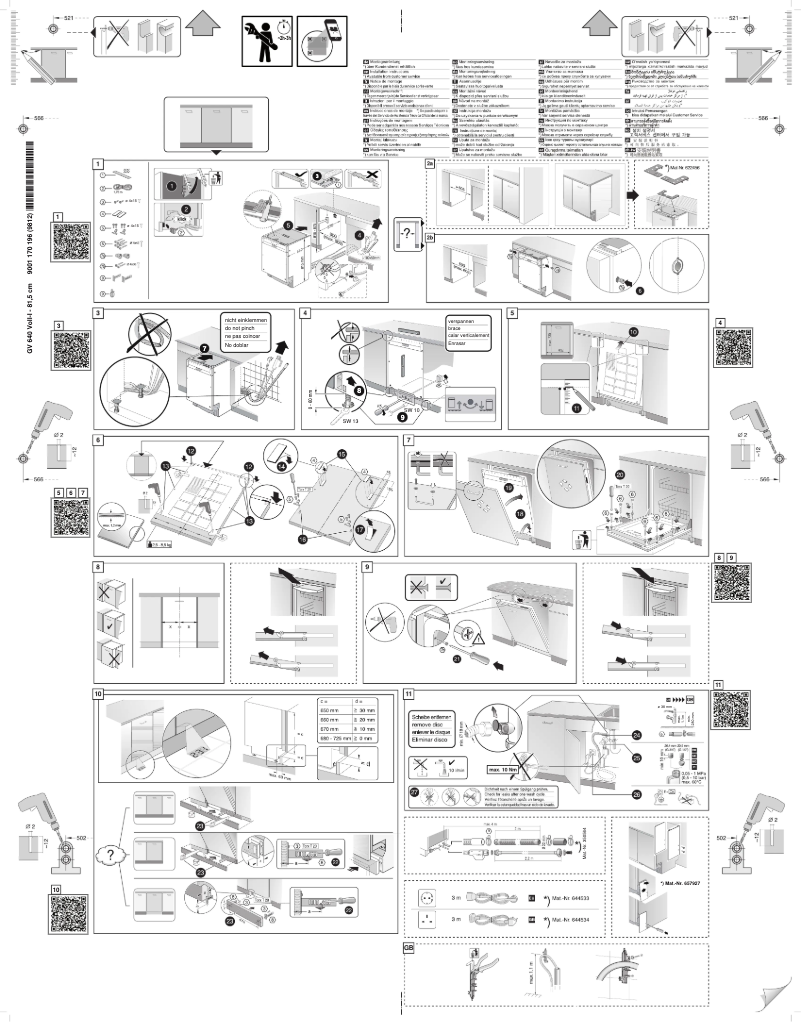 Page 1 of the manual Installation Guide Siemens SN658X03IE