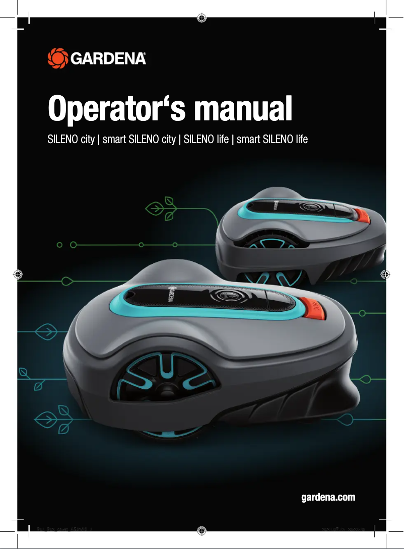 First page image of the manual for SILENO city