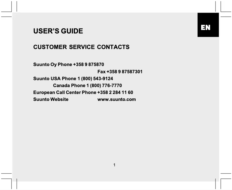 First page image of the manual for Altimax