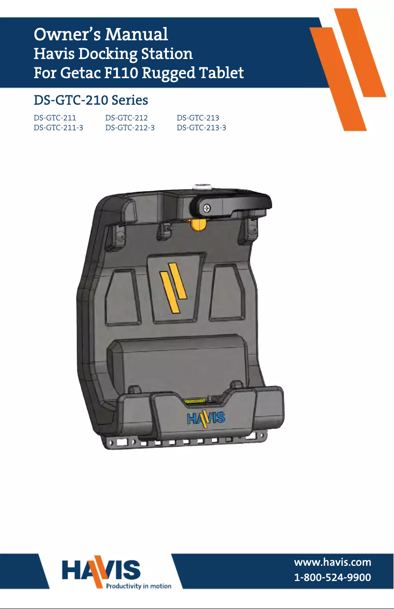 First page image of the manual for DS-GTC-211-3