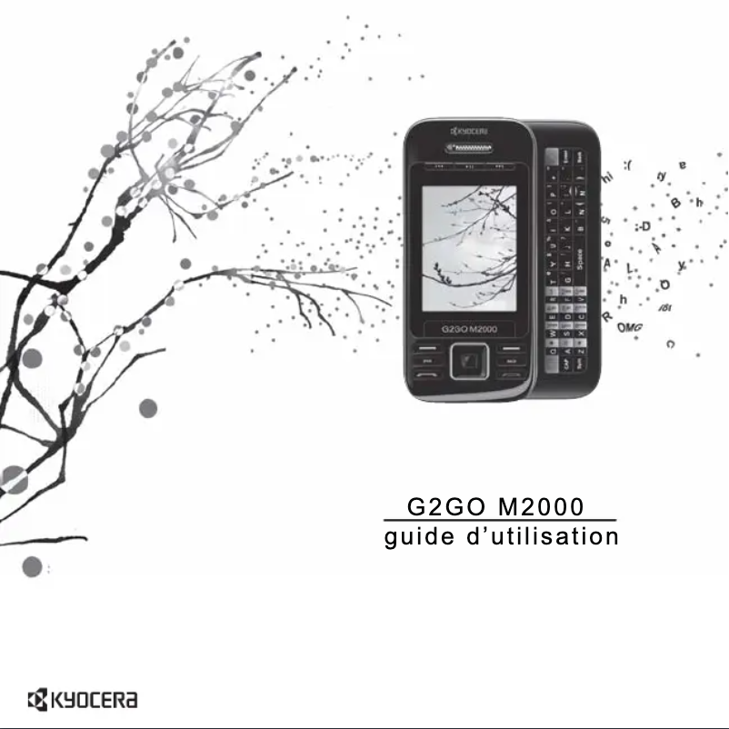 Page 1 of the manual User Manual Kyocera G2GO M2000