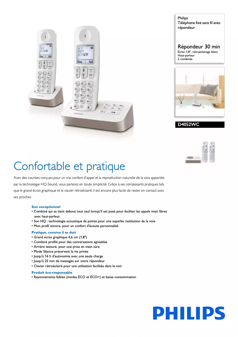 First page image of the manual for D405