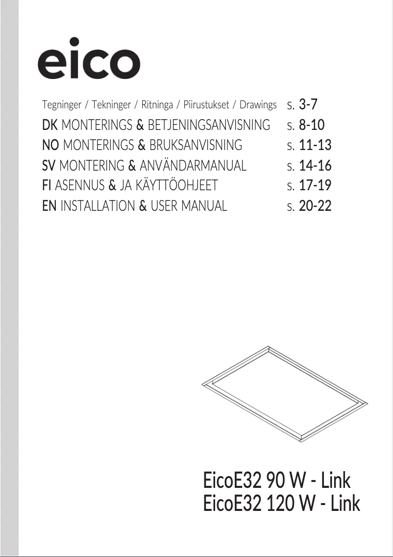 First page image of the manual for E32 120 W