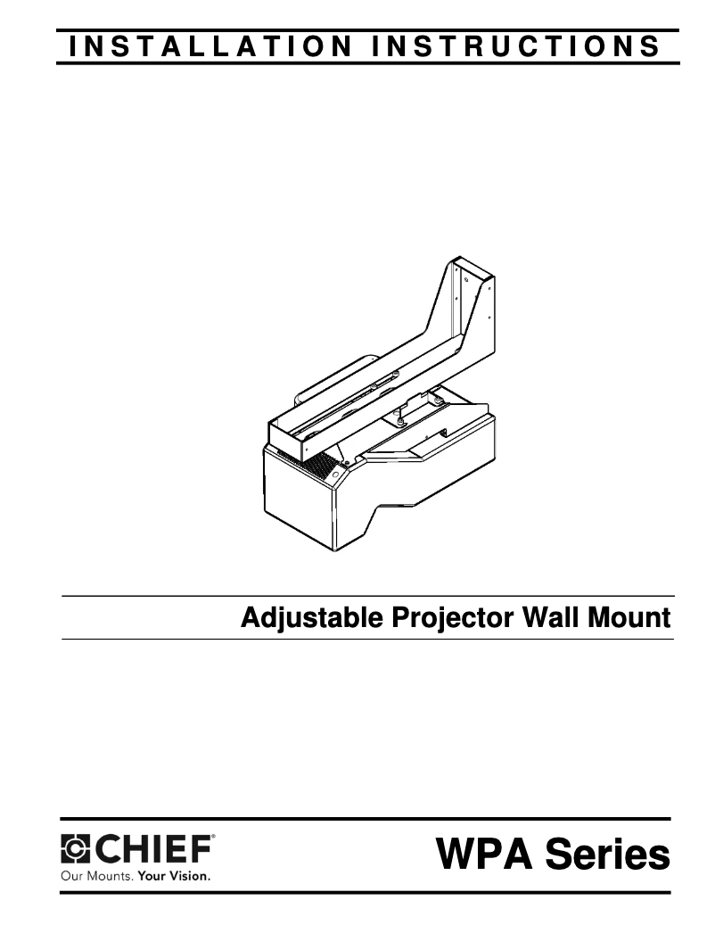 First page image of the manual for WPAU