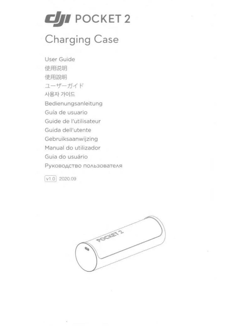 Page 1 of the manual User Manual DJI Pocket 2 Charging Case