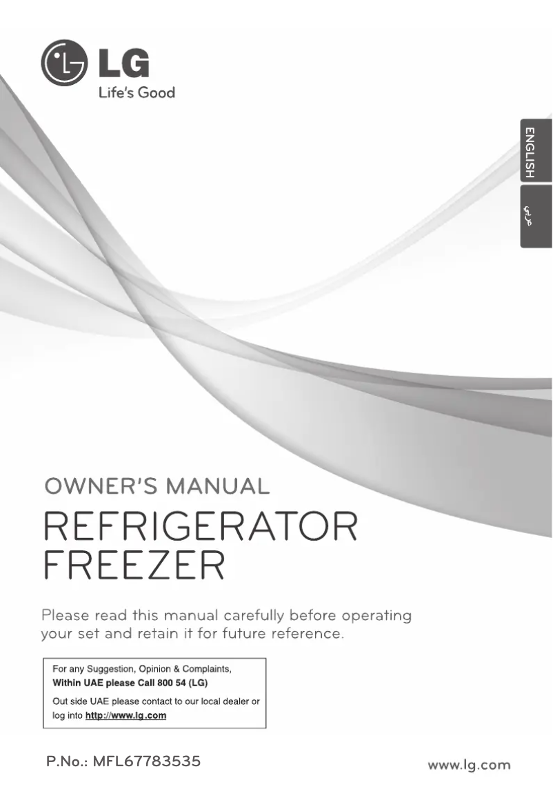 Page 1 of the manual User Manual LG GC-B439SLQK