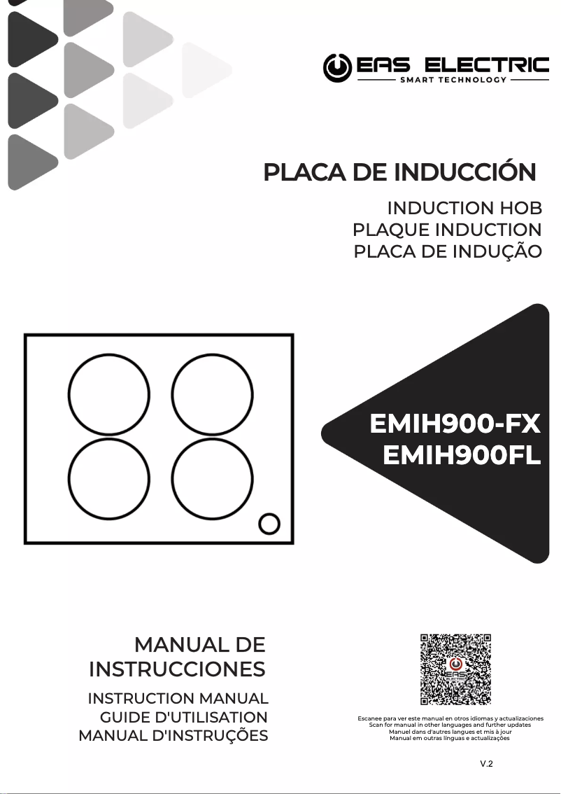Page 1 of the manual User Manual EAS Electric EMIH900FL