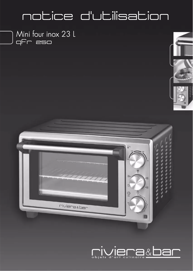 Page 1 of the manual User Manual Riviera & Bar QFR250