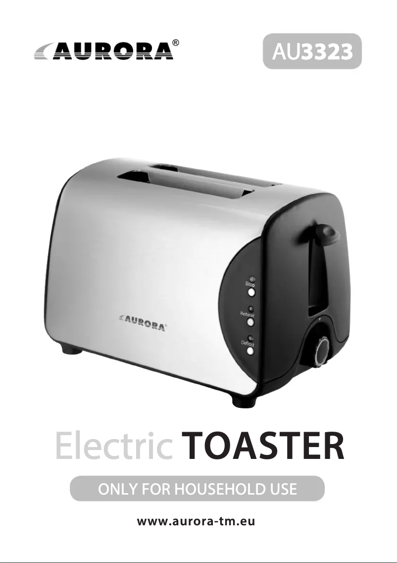 First page image of the manual for AU3323