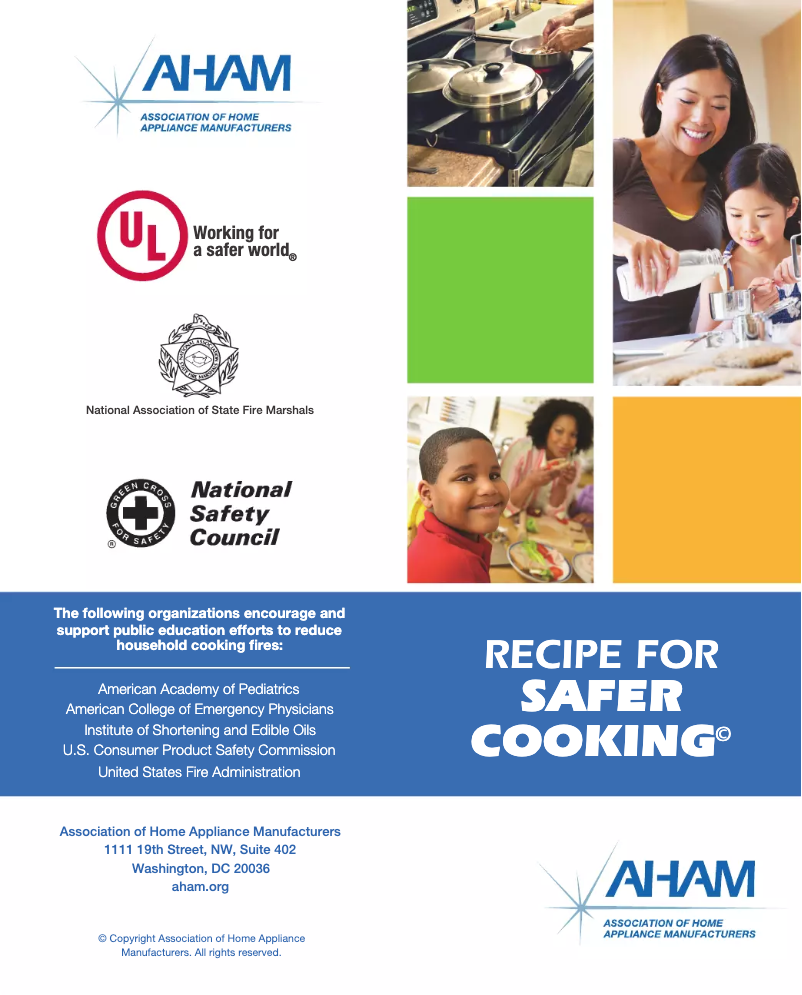 Page 1 of the manual Safety Instructions GE CGS700P3MD1