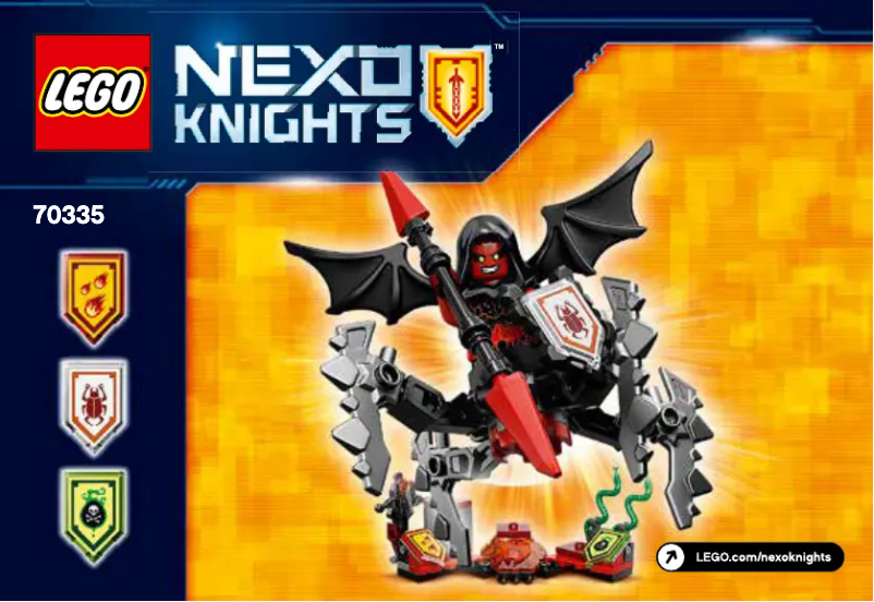 First page image of the manual for Nexo Knights 70335