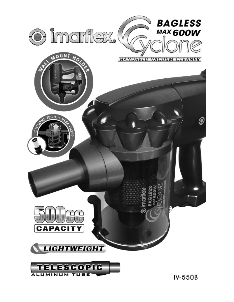 Page 1 of the manual User Manual Imarflex IV-550B