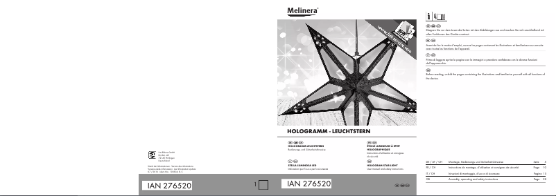 First page image of the manual for Z30253