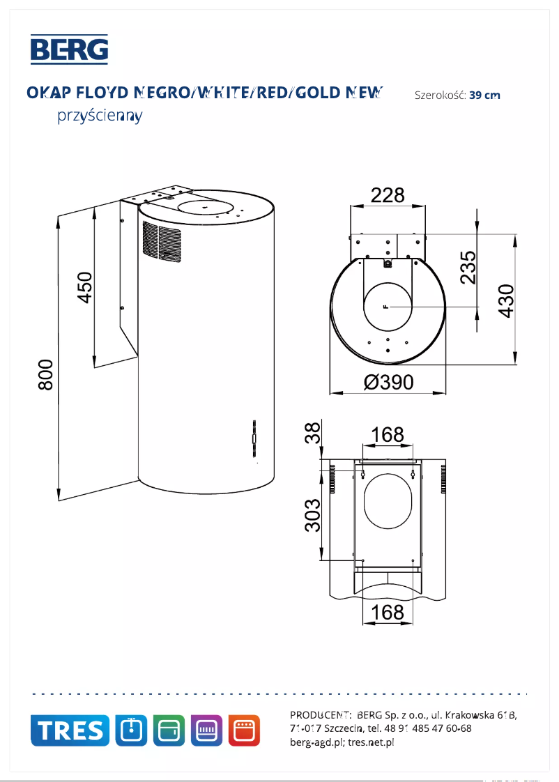 Page 1 of the manual User Manual Berg Floyd