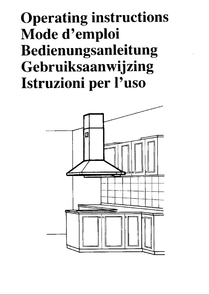 Page 1 of the manual User Manual Electrolux EFC 911