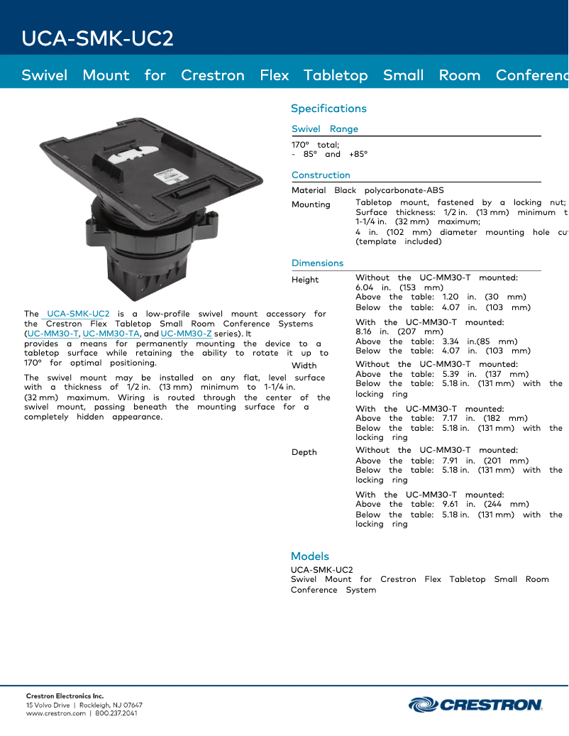 Image de la première page du manuel de l'appareil UCA-SMK-UC2