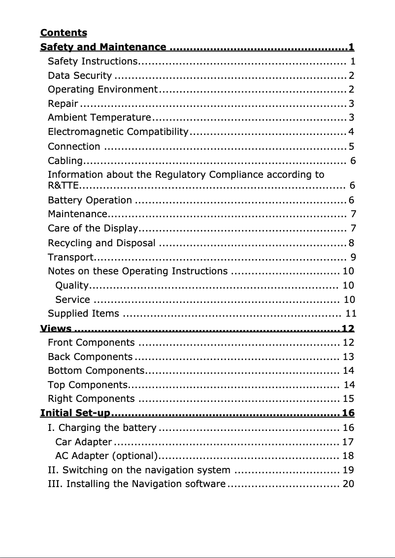 Page 1 of the manual User Manual Medion GoPal P4410 M5 (MD 96433)