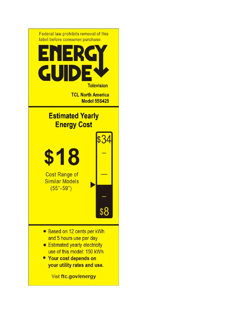 First page image of the manual for 55S425